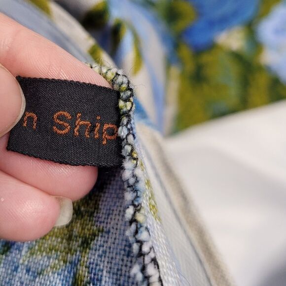 ABANDON SHIP skirt textured tapestry floral rose midi XS - Picture 5 of 12